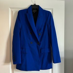 RACHEL ZOE | BLUE DOUBLE BREASTED BLAZER